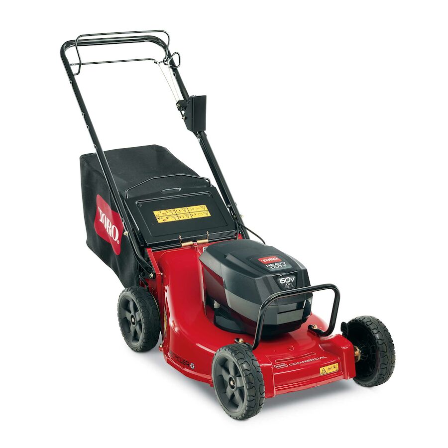 Toro 21 in. (53 cm) Heavy Duty Variable Speed Zone Start 60V MAX* Electric Battery 2-Bail with (2) 7.5Ah Batteries and Charger (22282)
