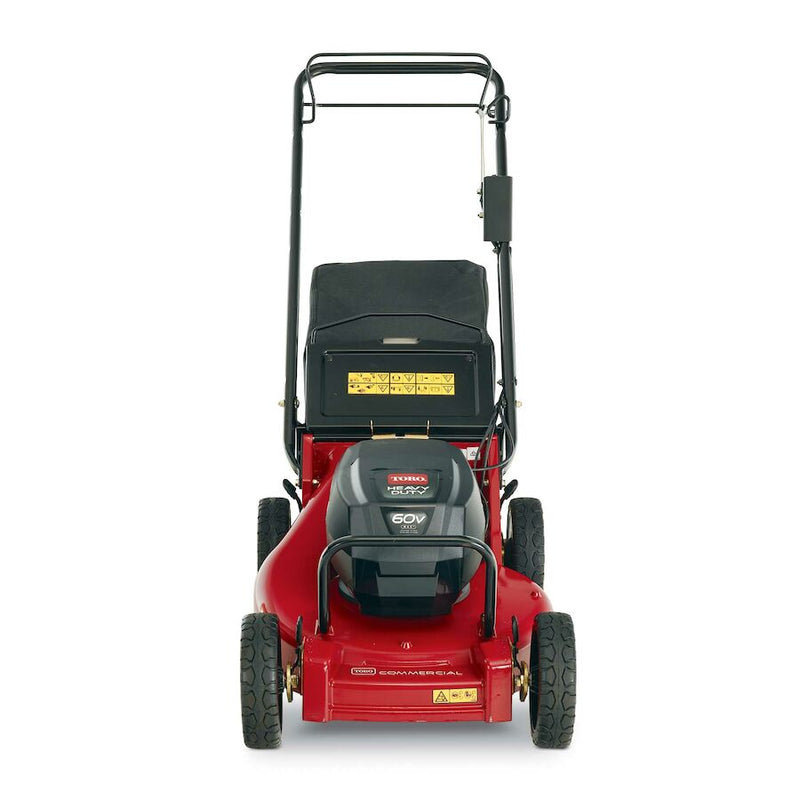 Toro 21 in. (53 cm) Heavy Duty Variable Speed Zone Start 60V MAX* Electric Battery 2-Bail with (2) 7.5Ah Batteries and Charger (22282)